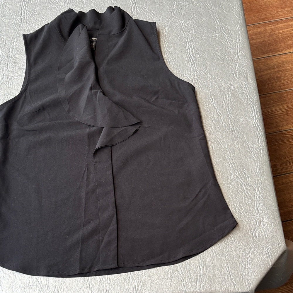 Banana Republic Black Sleeveless Blouse